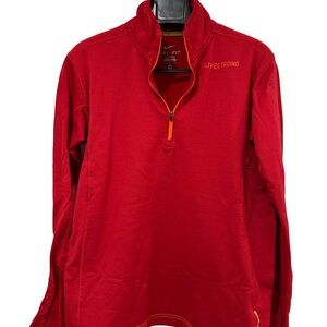 Nike Red Half-Zip Pullover